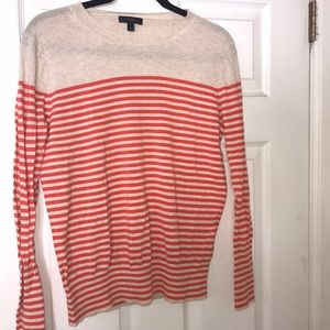 J.Crew light weight striped sailor sweater